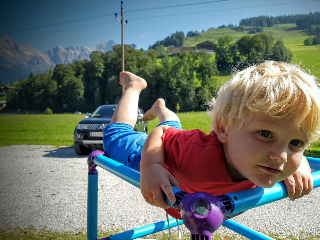 Biobauernhof Stegerbauer Maria Alm am Steinernen Meer Exterior foto